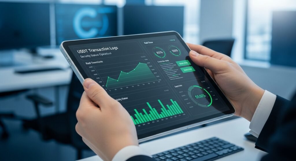 24시간 실시간으로 테더 입출금과 보안 상태를 모니터링하는 전문가