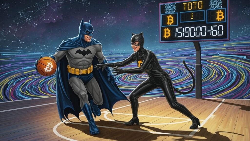 스마트 기기를 활용해 플랫폼의 안전성과 데이터를 신중하게 교차 분석하는 유저의 모습